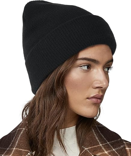 DENIMHOLIC Winter Cap for Women &amp; Men Woolen Cap for Women Beanie Cap for Women Knitted Beanies Cuffed Skull Cap Warm Ski Hat