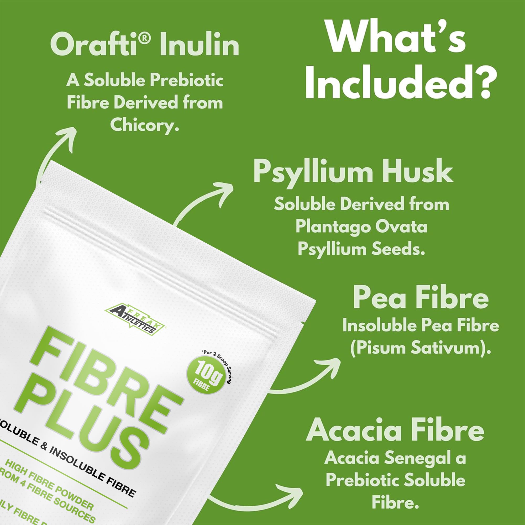 Fiber Supplement Fiber Plus 200 g – Faserpulver mit löslichen und