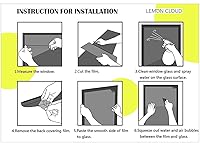 Vista 3 de Película decorativa para ventana, sin pegamento, película de privacidad esmerilada, película para puerta de vidrieras, lluvia y sol en bosque
