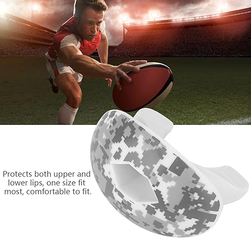 Miniatura 8 de Sporting Goods - Protector bucal TPR de grado alimenticio de 4 colores para boxeo, fútbol, rugby y deportes