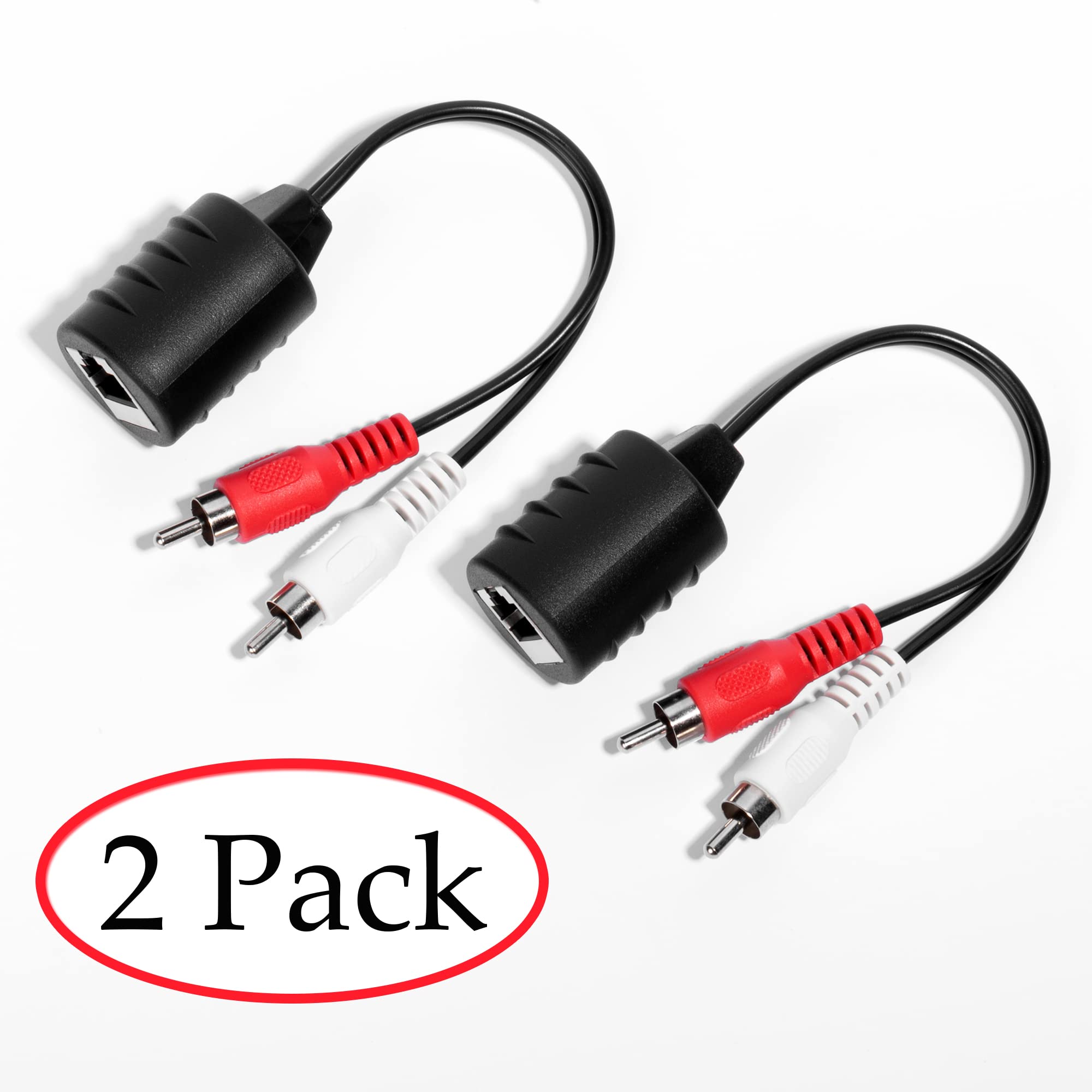 Amazon.com: LINESO 2Pack Stereo RCA to Stereo RCA Audio (to RJ45
