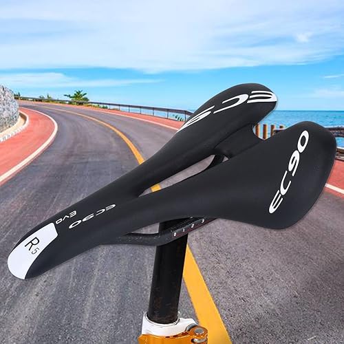 Miniatura 6 de Sillín, Asiento de Fibra de Carbono Hueco Diseño Transpirable para Bicicleta de Carretera y Piezas de Repuesto Sillín de Carbono Fibra de Carbono