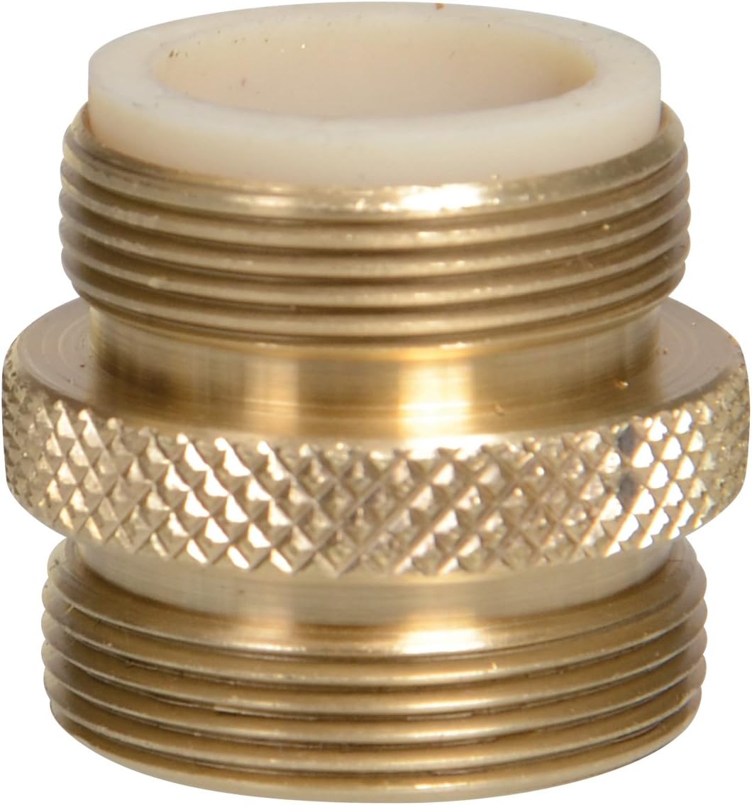 Python Adapter for Aquarium, Male, Brass, 1.00 x 1.00 x 1.45 (MABA)
