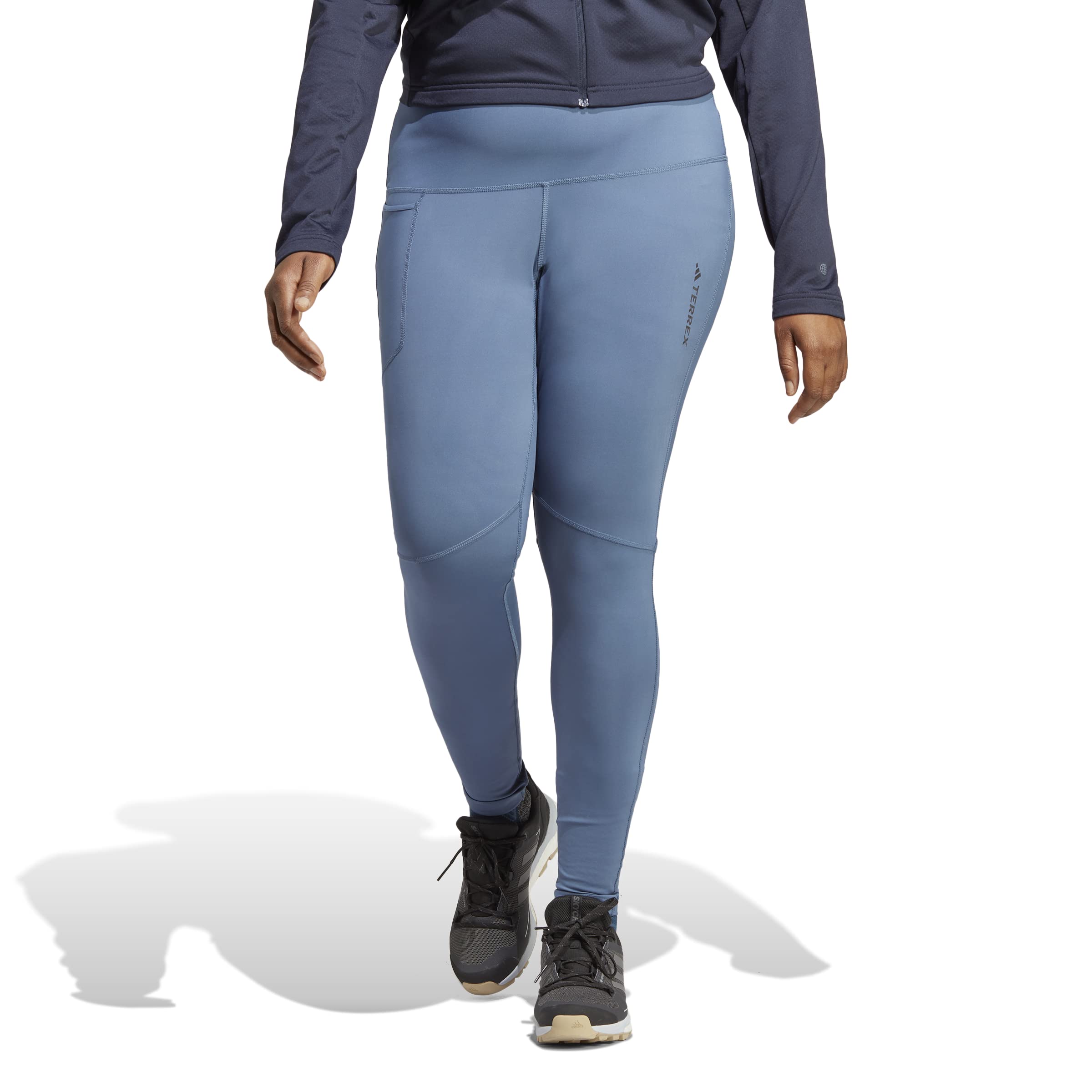 adidas W Mt Tights Pl - Rajstopy Kobiety