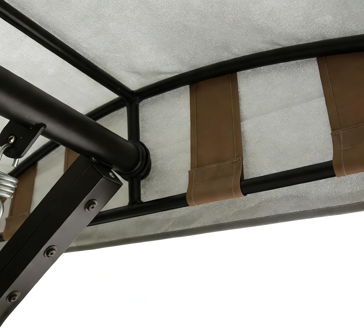 Outdoor Swing Canopy Replacement Top Cover, 420D All Weather Protection UV Waterproof for GCS00229C / GSS00132D Outdoor Swing,Swing Canopy Replacement Top Cover (Beige)