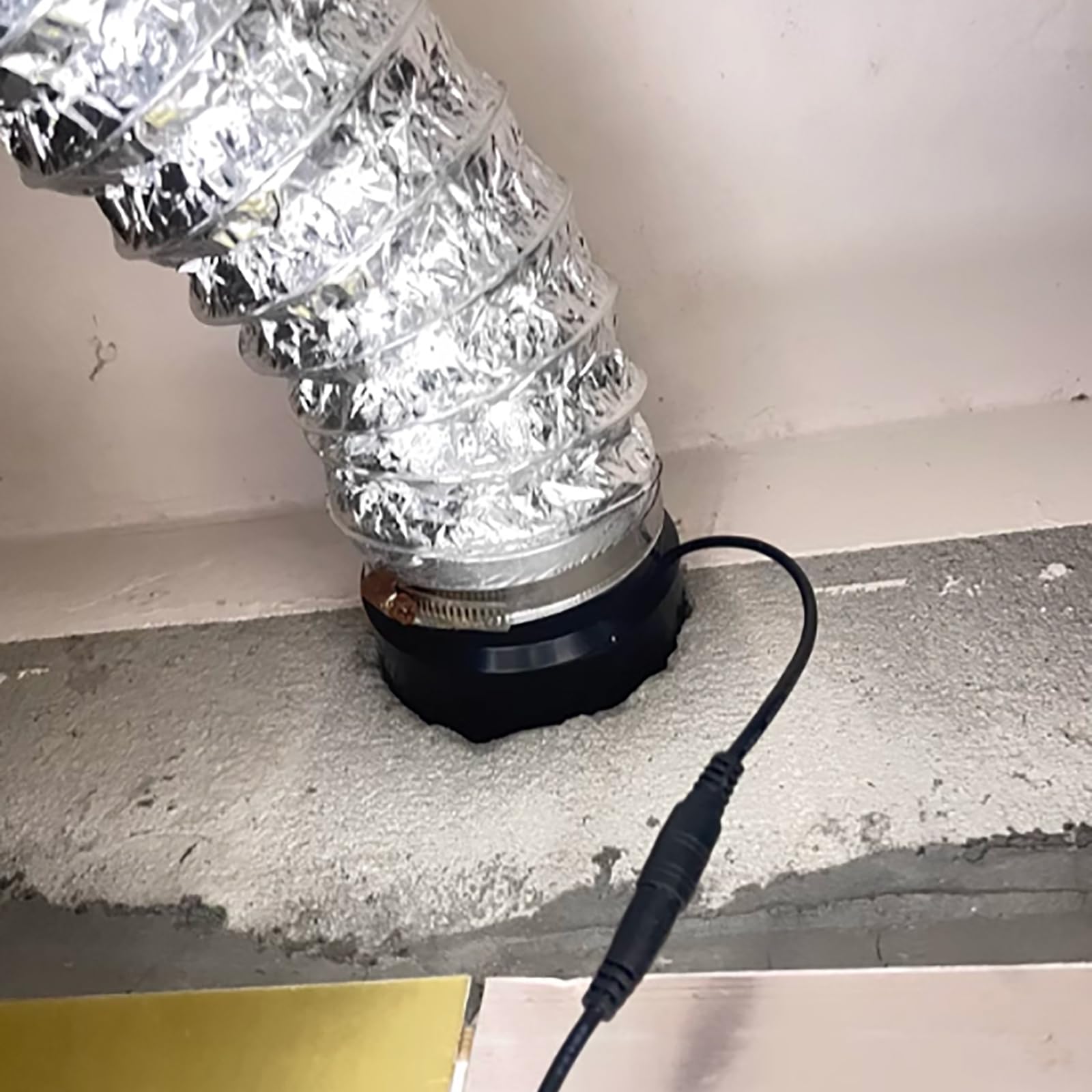 Ventola in linea 97 mm silenziosa ventola di ventilazione per barche marine e camper, 12 V CC, ventola di funzionamento silenzioso, presa d'aria a testa piccola, 110