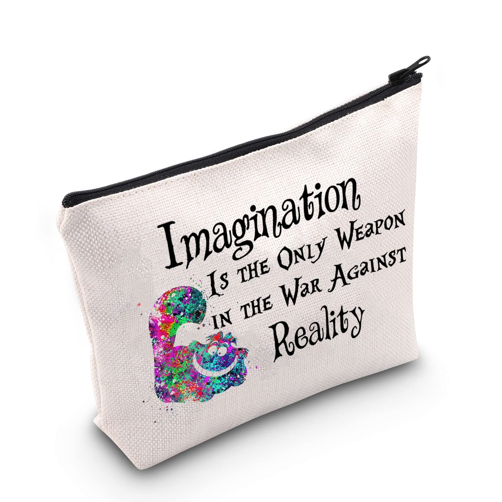 TSOTMO Cartoon Movie Merchandise Zipper Pouch Cartoon Cat Makeup Bag for Fairy Tales Fans (Imagination)