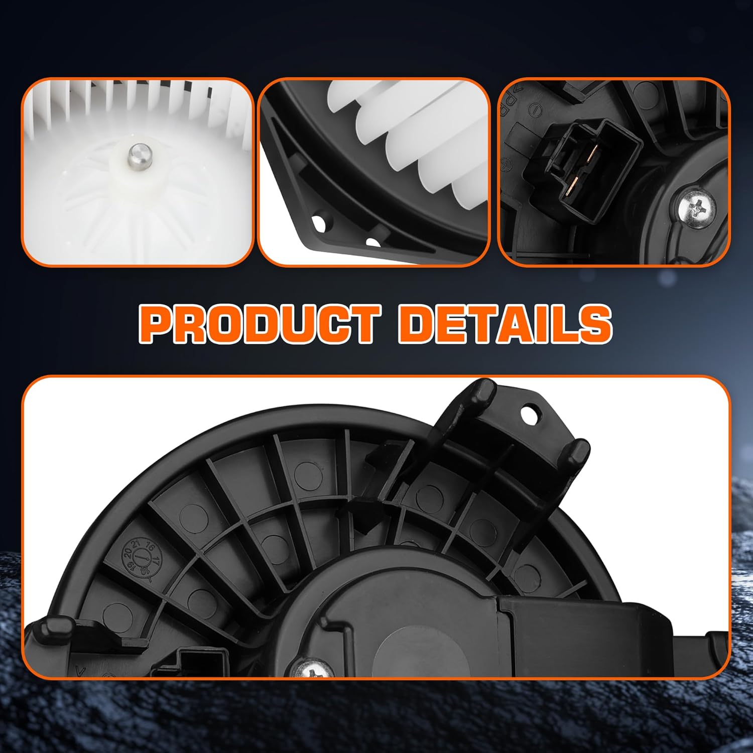 2-PIN HVAC Heater Blower Motor with Fan Cage for Toyota Corolla w/Manual AC 09-13, RAV4 w/Manual AC 06-18, Matrix 09-14, for Scion Xb 08-15,for Scion tC 11-16,for Pontiac Vibe 09-10,700230 87103-02200