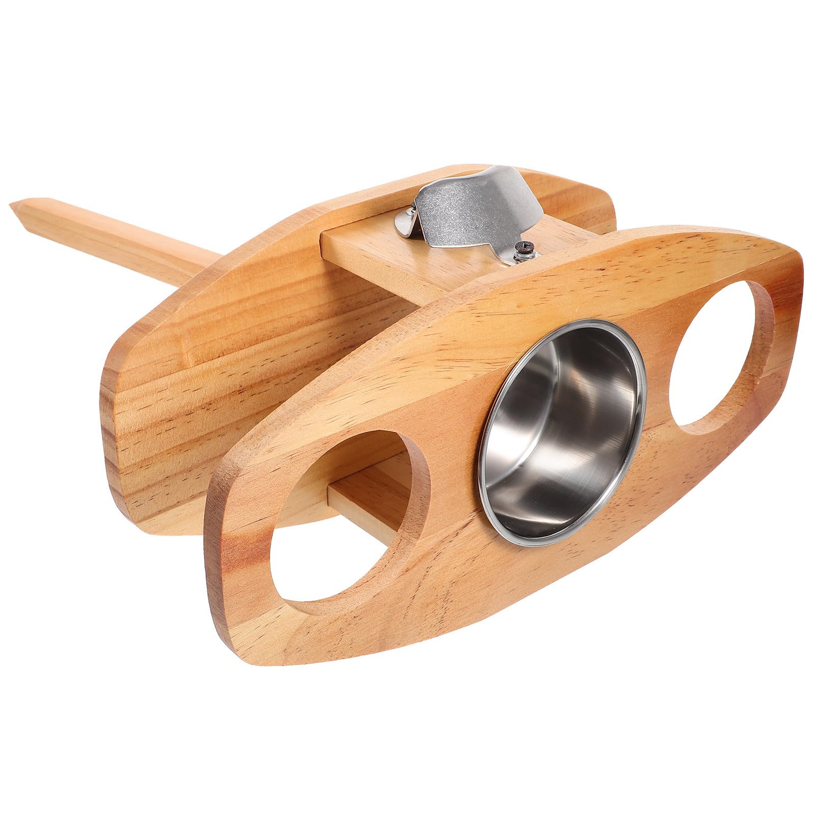 Tavolo Pieghevole da Esterno in Legno Leggero e Portatile per Picnic e Spiaggia, Tavolino Pratico per Vino e Campeggio