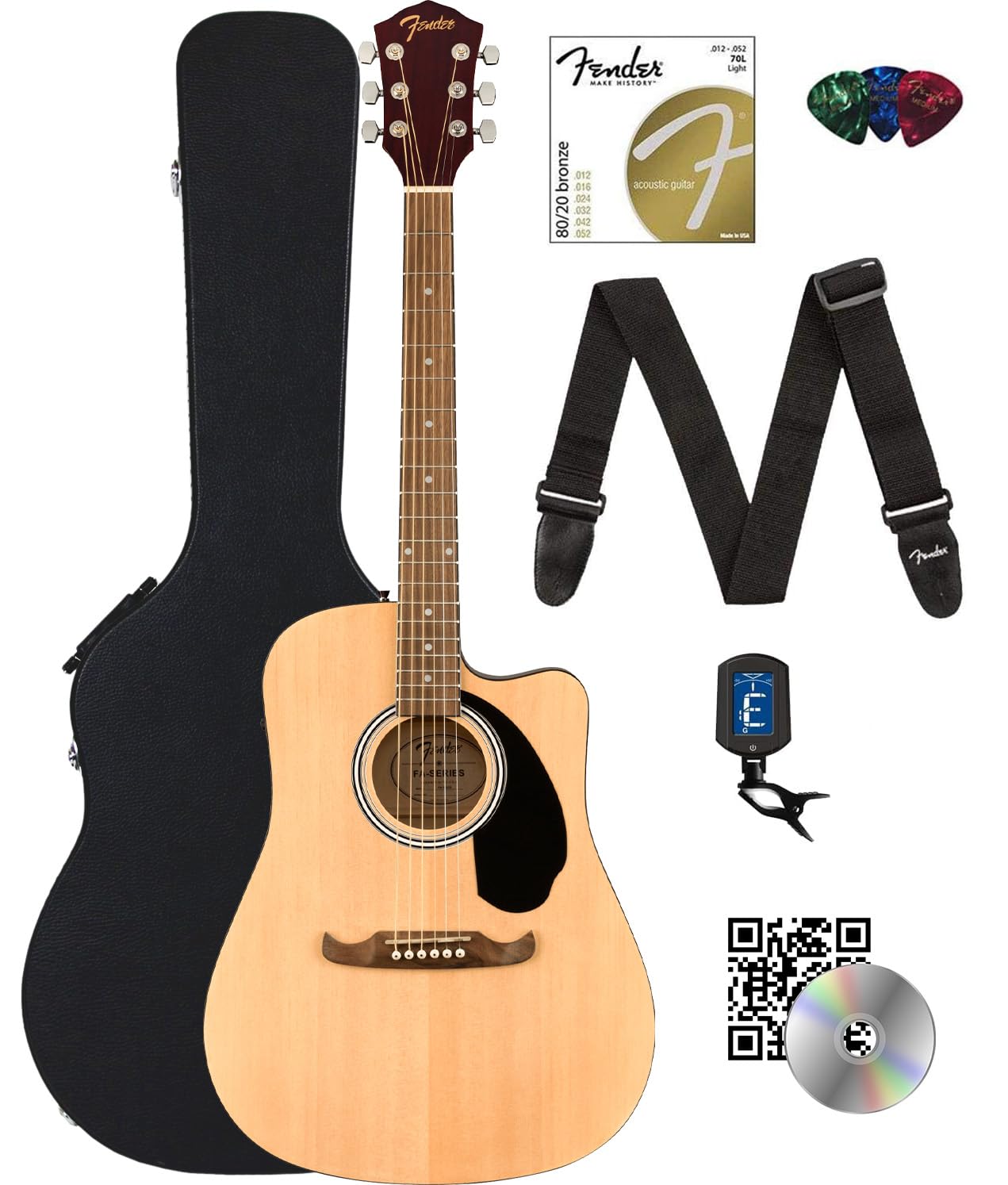 FENDER アコースティックギター FA-125 Fender FA-125 Dreadnought Natural アコースティックギター