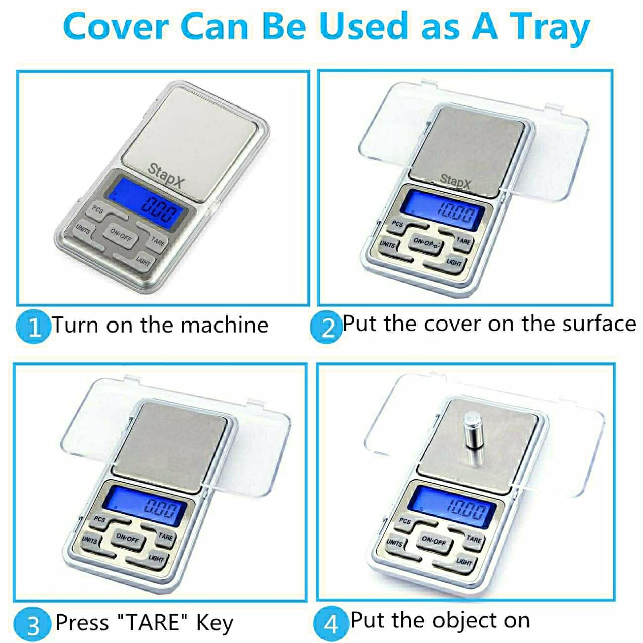 Digital Pocket Scale - 0.01g to 200g -4 Digital Pocket Scale - 0.01g to 200g -4