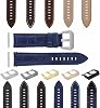 Ewatchparts 22-24MM LEATHER WATCH BAND STRAP COMPATIBLE WITH 40-44MM PANERAI MARINA RADIOMIR GMT WATCH