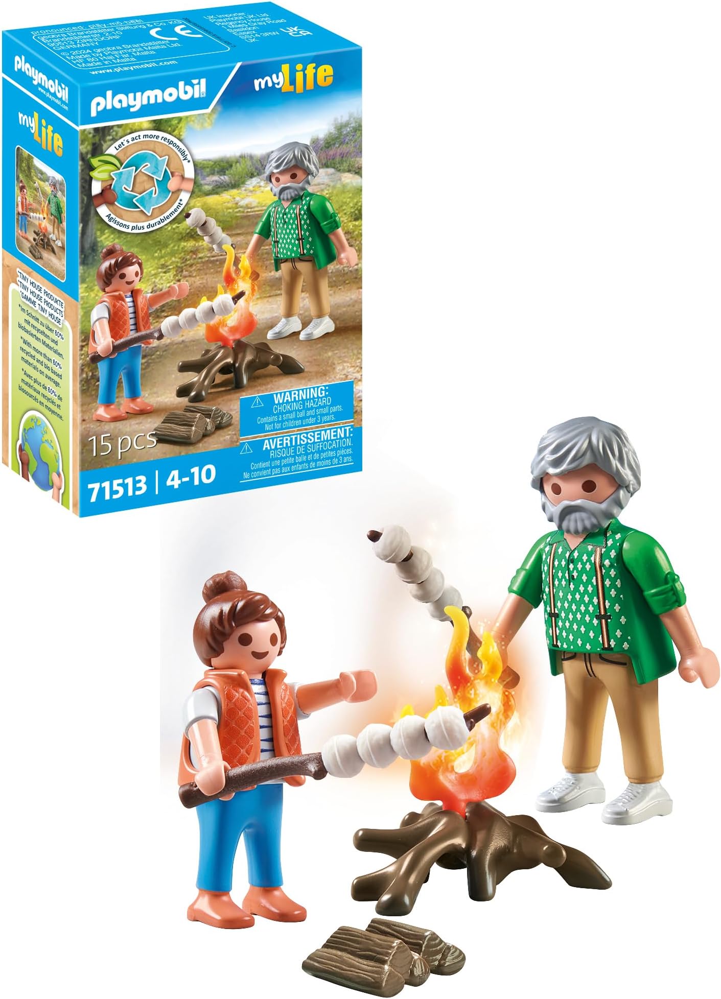 PLAYMOBIL 71513 Campfire with Marshmallows