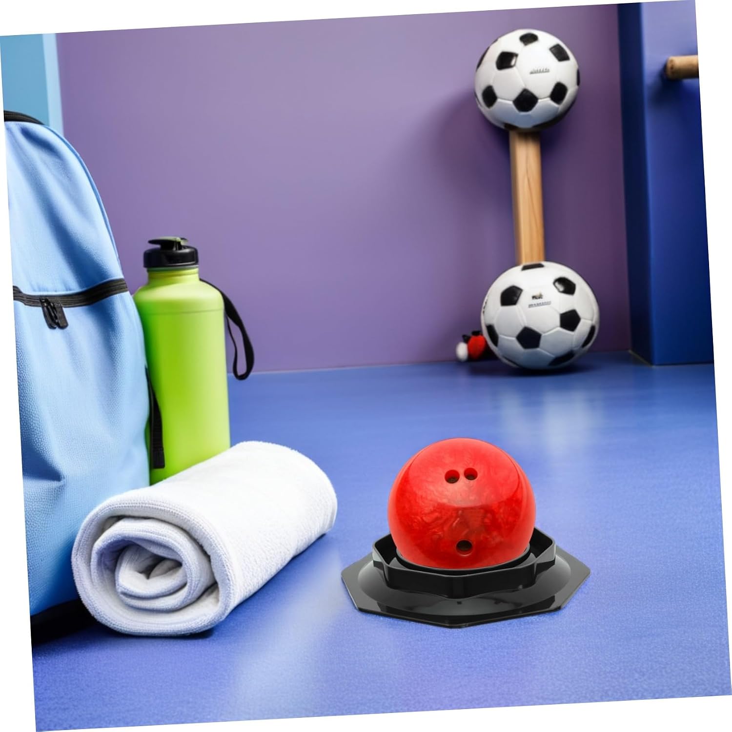 Wakauto Universal Bowling Ball Sanding Pad Holder for Players, Plastic Frame with Extended Use Life and Improved Accuracy, for Training and Ball Maintenance