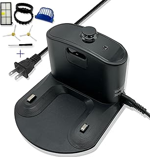Roomba Charging Base, Roomba Charger Dock Compatible with Roomba Docking Station for Roomba 500 600 700 800 900 i7 i8 i6 i4 i3 i1 e6 e5 Series with North American Line Power Cord
