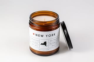 New York State Candle - Rambling Caravan - Soy/Coconut Wax, Cotton Wick, Phthalate Free (7oz) - Fraser Fir