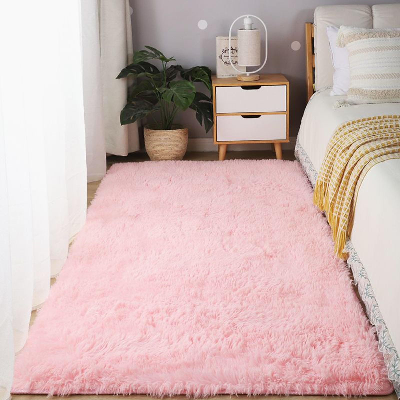 Tapis de salon 150x230 résistant aux UV pour résoudre les problèmes de décoloration rose
