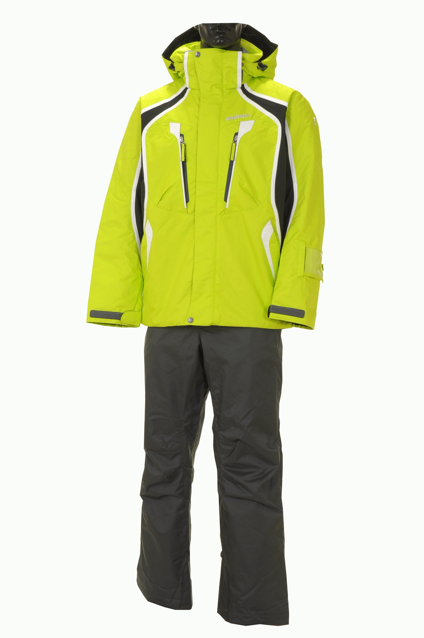 Goldwin スキーウェア (緑×黄) L Goldwin スキーウェア (緑×黄) L