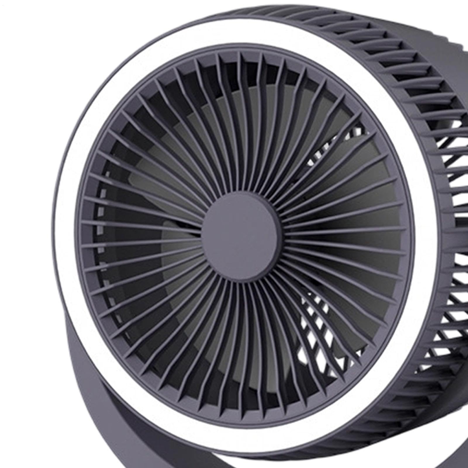 Ventilatori da tavolo per la camera da Portatile 2400mAh Ricaricabile 3 | Ventilatore Personale per Comodino Per Interni, Studio, Camera, Soggiorno, Dormitorio E Ufficio