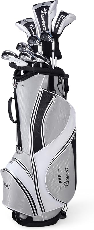 PGF Lady Diamond S5 Women's Complete Golf Club Set [14-Pieces]