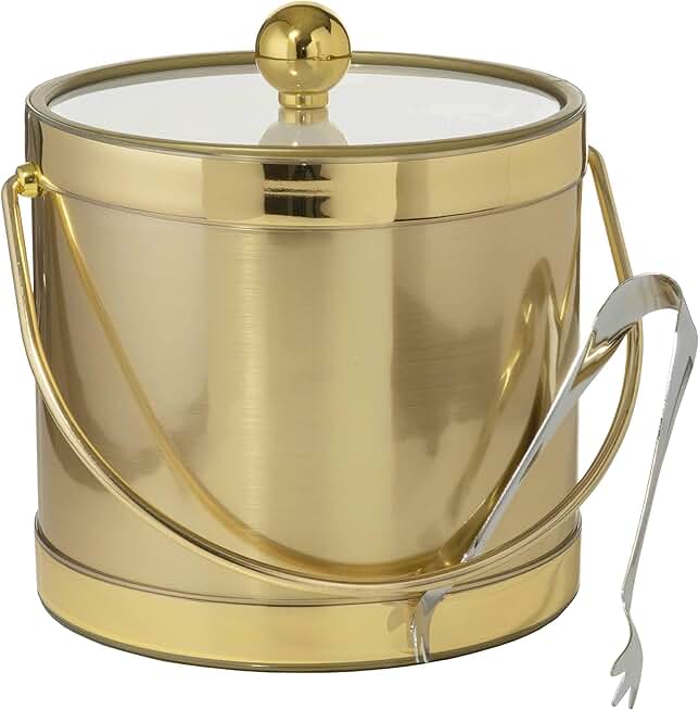 gold ice bucket