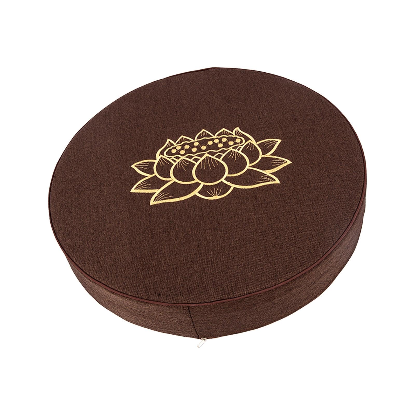 ATORSE Yoga Cushion Buddhist Comfortable Floor Pillow for Women Men Yoga Stretching Coffee|Home & Garden|Home Dacor> Pillows-image-9