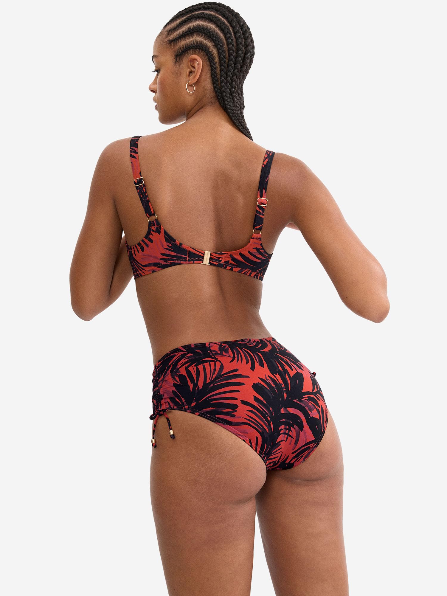 Triumph Haut de bikini Red Label Summer Palm pour femme | Haut de bikini rembourré avec encolure en cœur