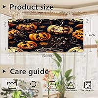 Vista 44 de Cenefas de cocina modernas con patrón de cobre marrón dorado para ventanas, cenefas opacas abstractas de marcas de arañazos y cortinas opacas