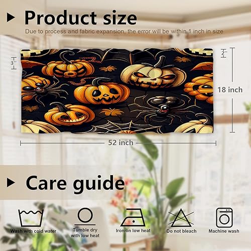 Miniatura 44 de Cenefas de cocina modernas con patrón de cobre marrón dorado para ventanas, cenefas opacas abstractas de marcas de arañazos y cortinas opacas