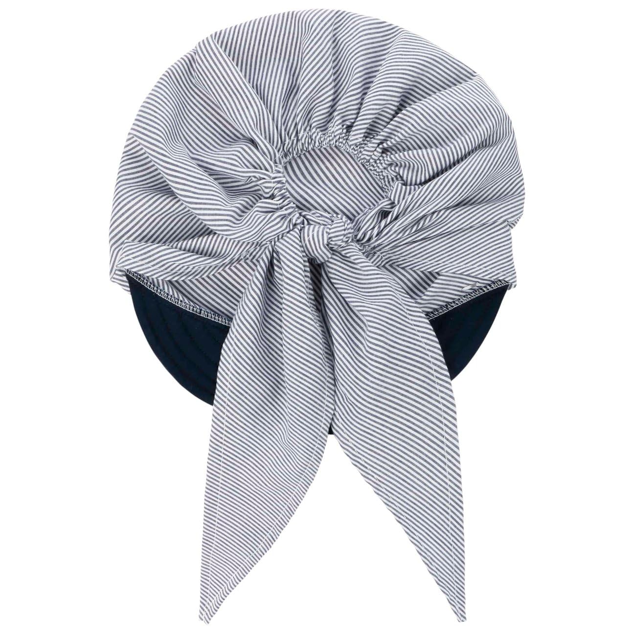 SOMBREROSHOP Jasmine Bandana con Visera A Rayas Multicolor Mujer Primavera Verano