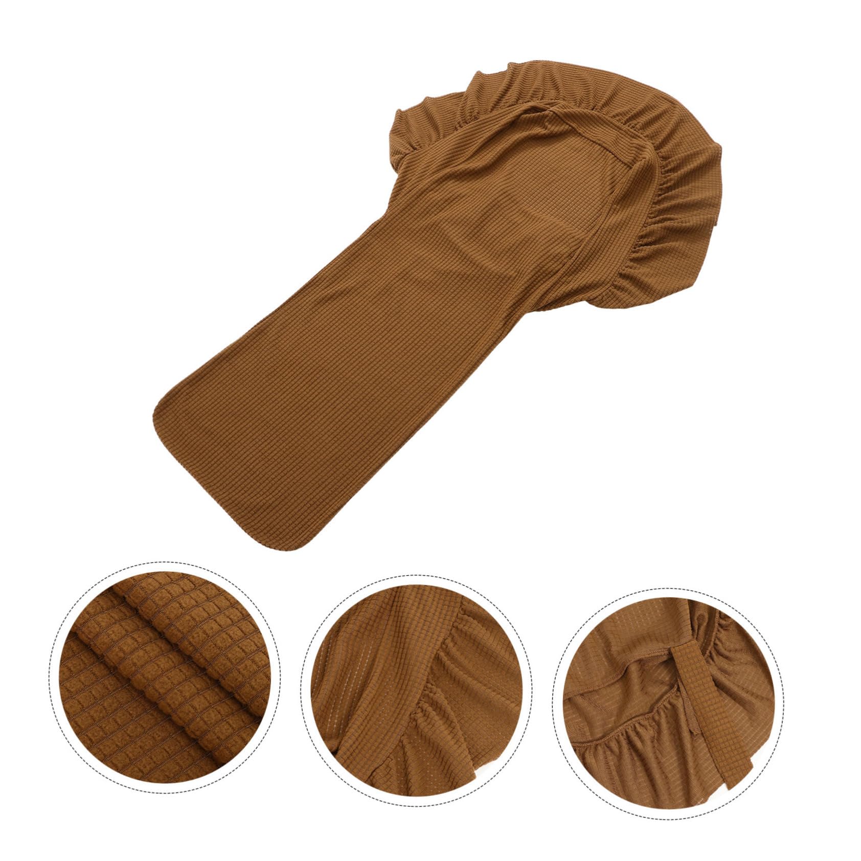 Funda de Silla a Cuadros Volante Elástica, 6 Piezas