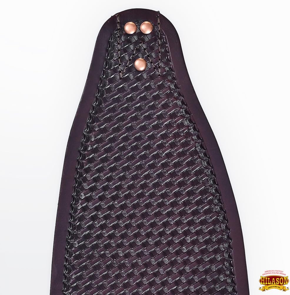 HILASON Hand Tool Leather Saddle Replacement Fender Pair Hobble Strap Tan| | Saddles Fenders Fender| for Horse