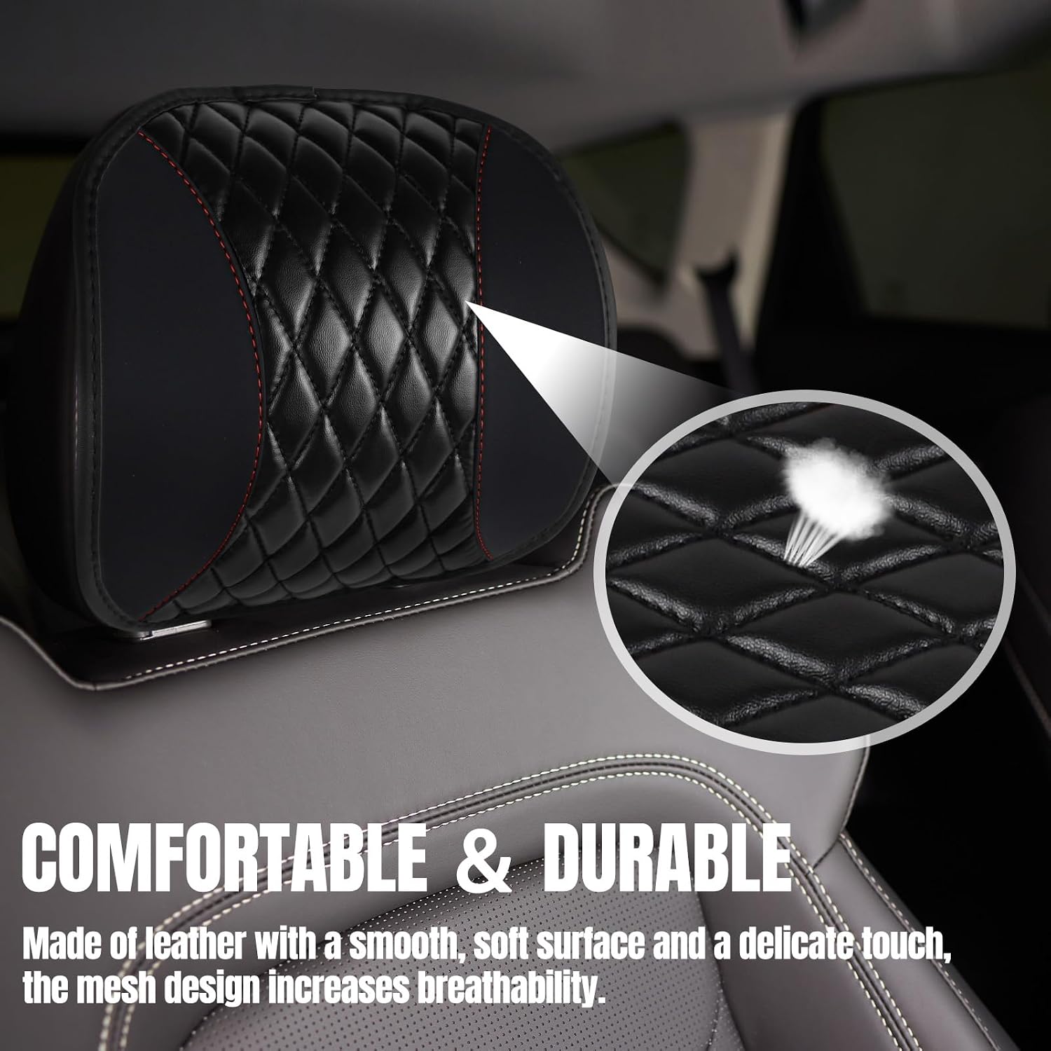 Elevate Your Ride: Hovom Leather Car Headrest Covers Review