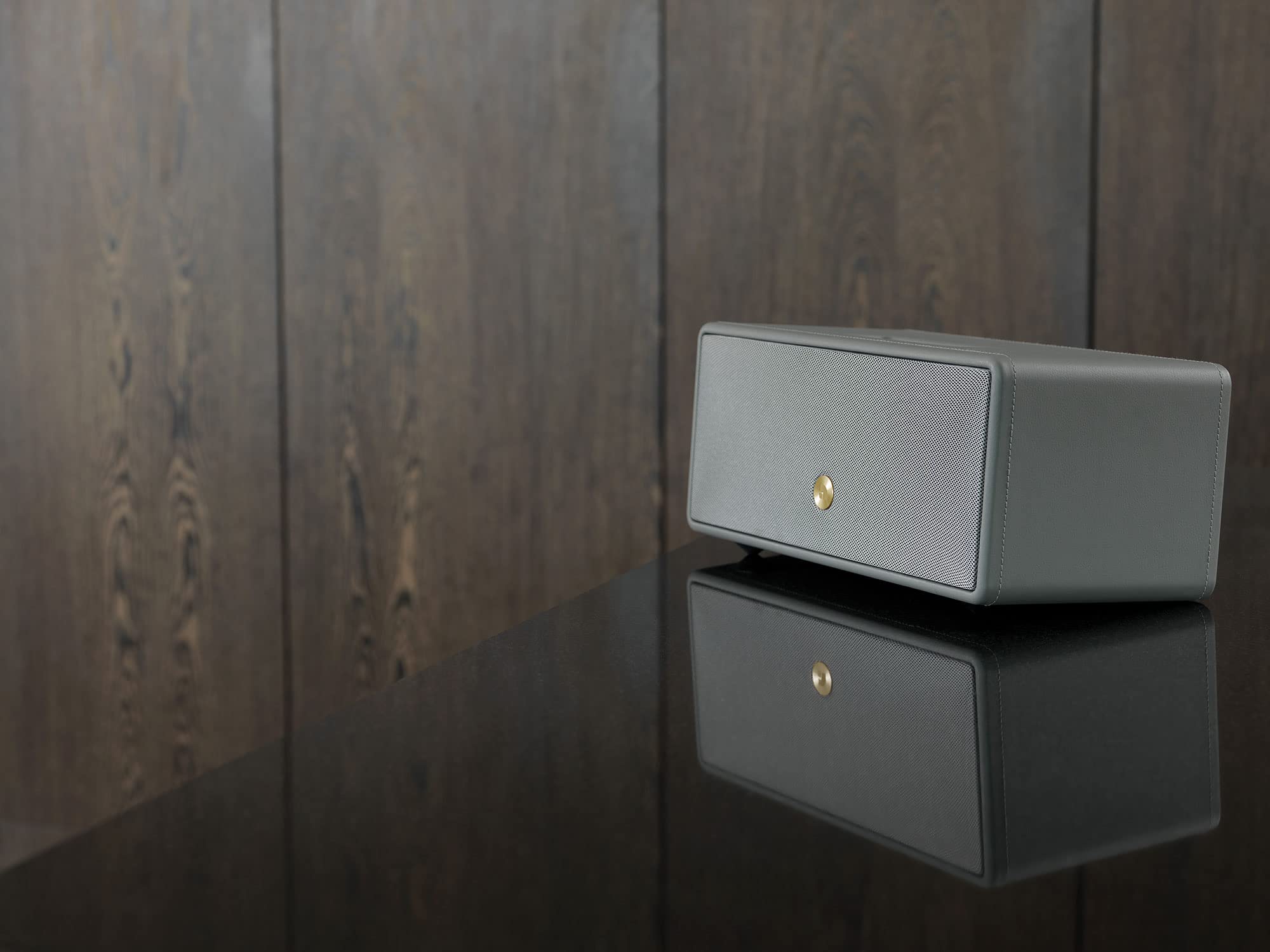 Audio Pro Drumfire-D2 - Ultra mocny głośnik multiroom z Bluetooth i WiFi - głośnik stereo z AirPlay 2, Chromecast, Spotify bezprzewodowy - szary