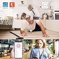 Vista 9 de SINGCALL Tuya WiFi SOS Wireless Calling Caregiver Localizador Sistema de Alerta de Llamadas para Pacientes Mayores Personas Mayores Discapacitados 1