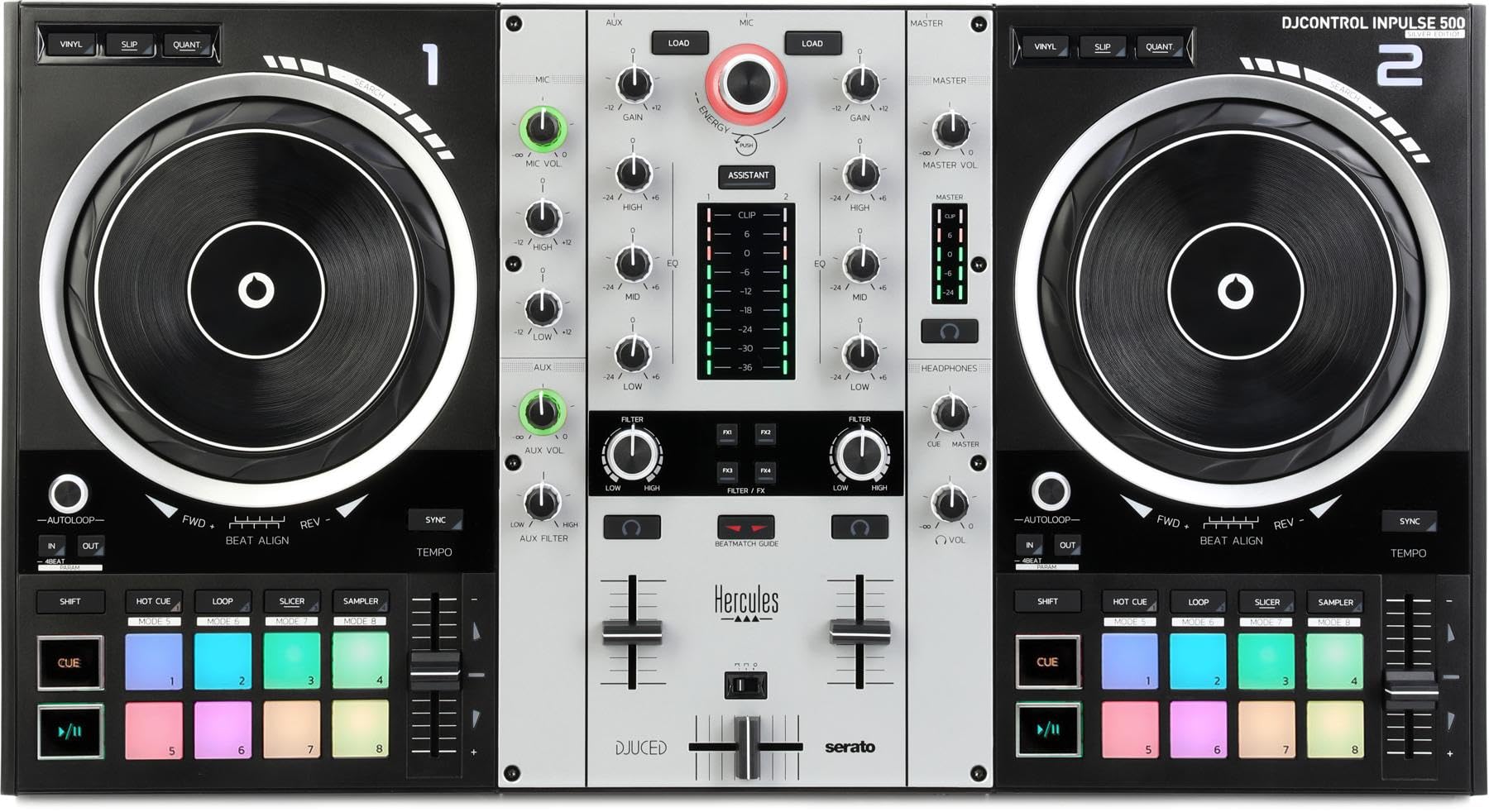 Hercules DJControl Impulse 500 コントローラー Hercules DJ DJControl Inpulse 500 Limited-Edition Controller