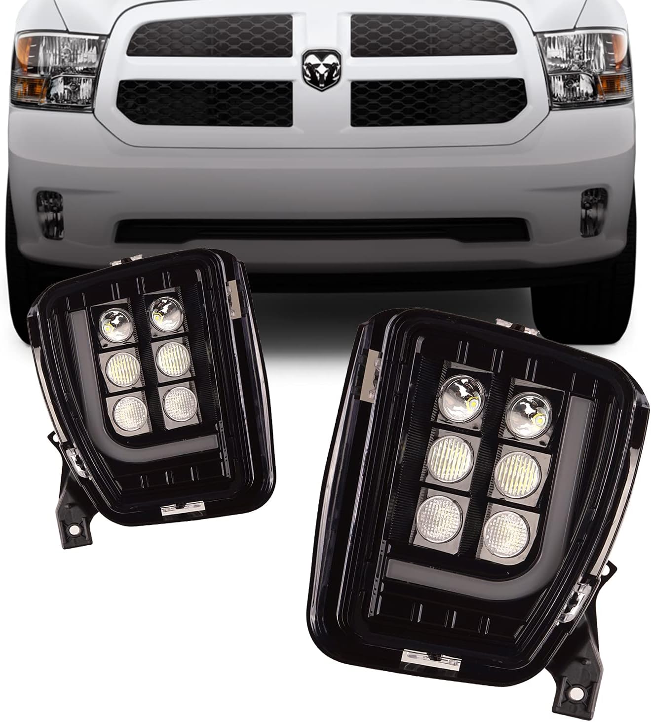 LED Fog Lights for Ram 2013-2017