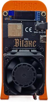 Bitaxe Gamma 601 Solo Bitcoin ASIC Miner – 1.2 TH/s @ 18W | BM1370 (Antminer S21 Pro Chip) | Quiet, Ultra-Efficient Open-Source BTC Miner | Wi-Fi & USB-C | AxeOS | Includes UK Power Supply