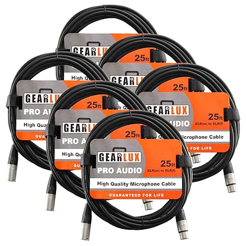 Miniatura 64 de Gearlux XLR cable para micrófono, varias