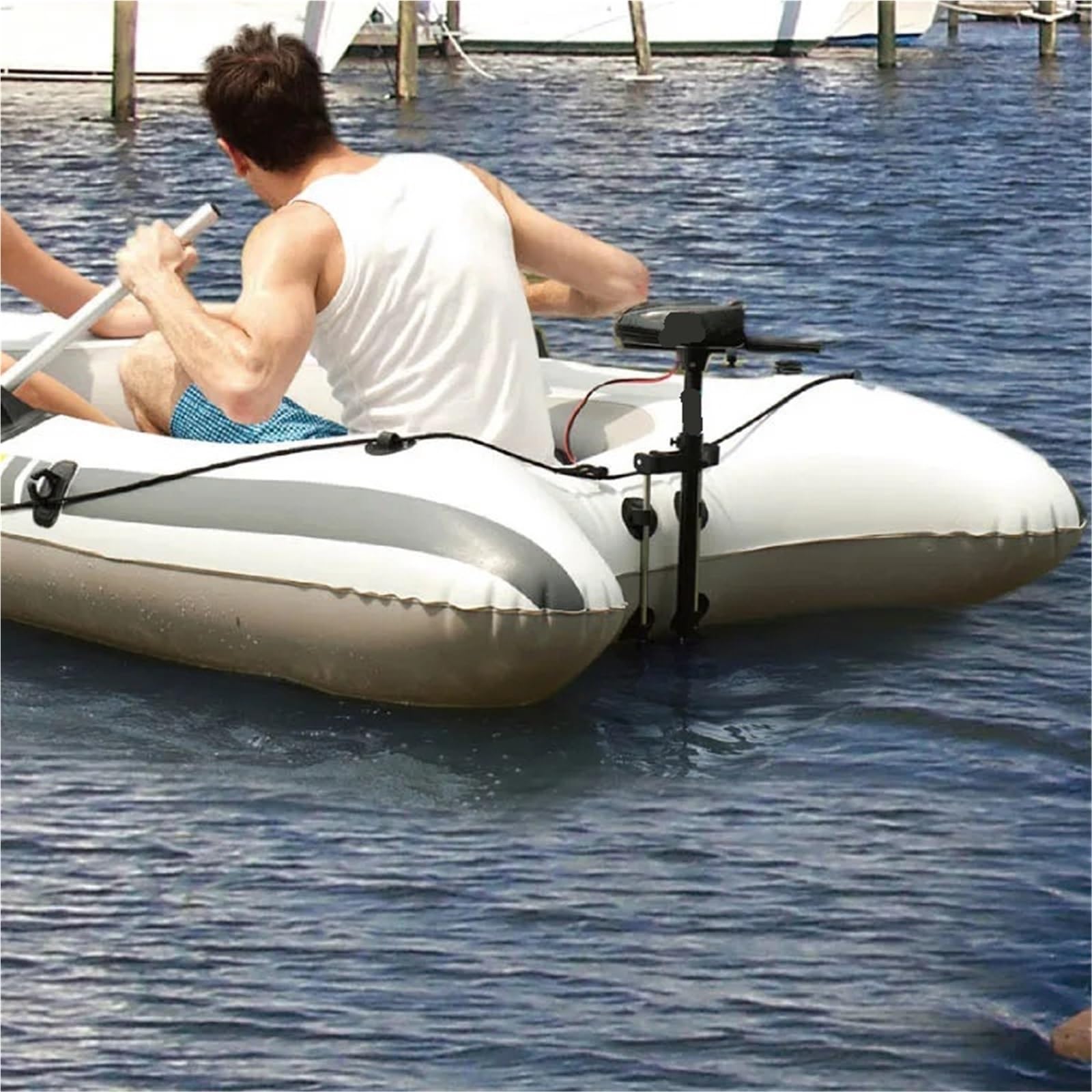 Motore elettrico per barche, Motore Elettrico Di Propulsione Fuoribordo Barca Elettrica Gonfiabile per gommoni, barche da pesca