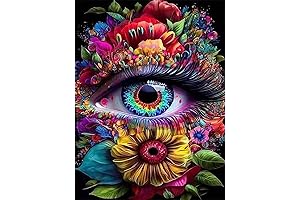 Exquisite Eye Gems Diamond Painting Kit: Unveil Your Inner Artistry
