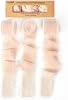 Blush Pink Handmade Fringe Chiffon Ribbon 1-12 inch x 21 Yard Frayed Silk Ribbons for Wedding Invitations, Flower Bouquets, Gifts Wrapping, Bridal Shower, Party Decorations