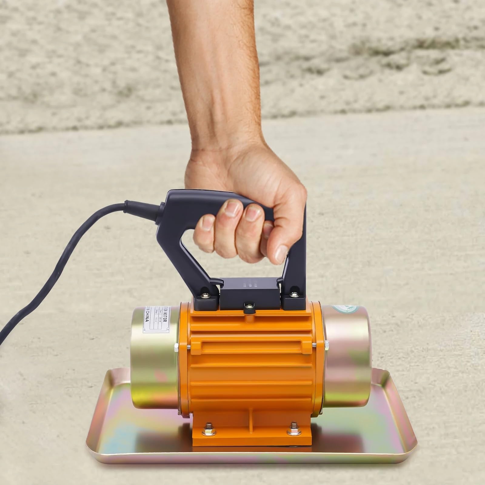 Motor de CC - Motor vibrador de hormigón eléctrico for herramientas de construcción Máquina vibradora de hormigón con movimiento de mesa portátil de 250 W