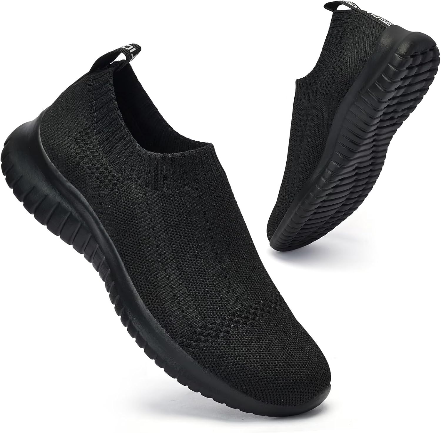 konhill Women's Slip On Sneakers Non Slip Walking Shoes Breathable Mesh Work Casual Lightweight Tennis Workout Shoes
