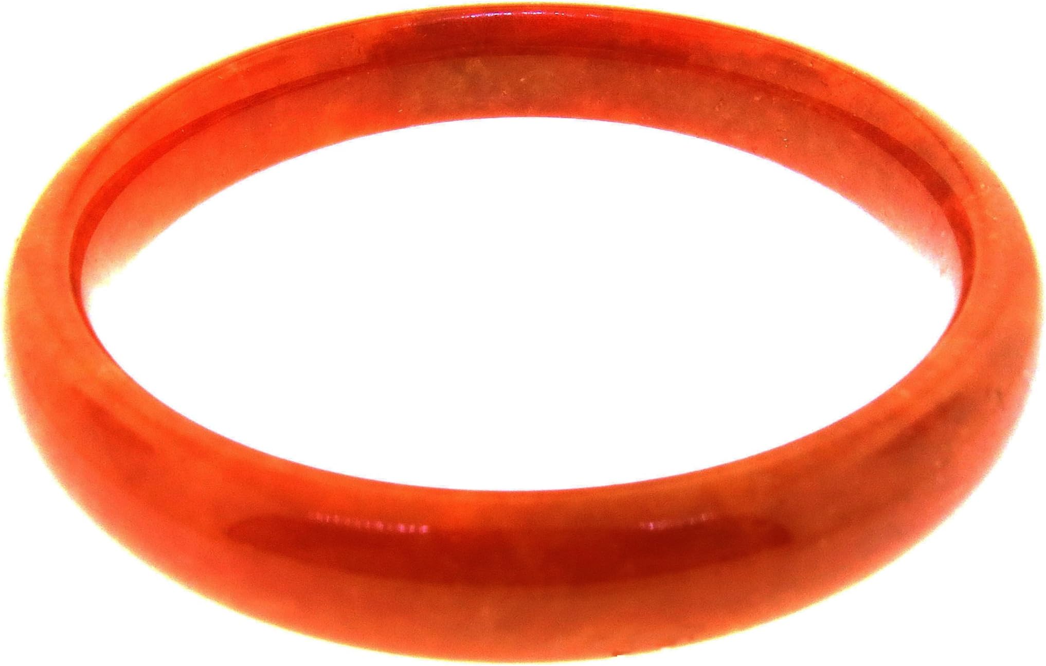 Chestnut Real Jade Bracelets Bangle Genuine Chinese 55mm (6 1/2 Inches)