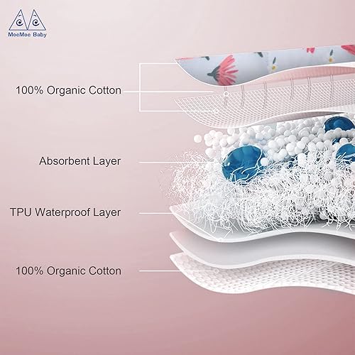 Miniatura 6 de MOEMOE BABY Paquete de 8 pantalones de entrenamiento de algodón para niños y niñas de 2 a 7 años