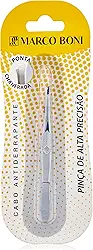 Marco Boni Pinça 90Mm Cromada Ponta Chanfrada Aço Carbono 6120B