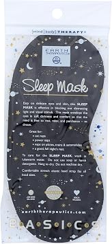 Earth Therapeutics Black Sleep Mask