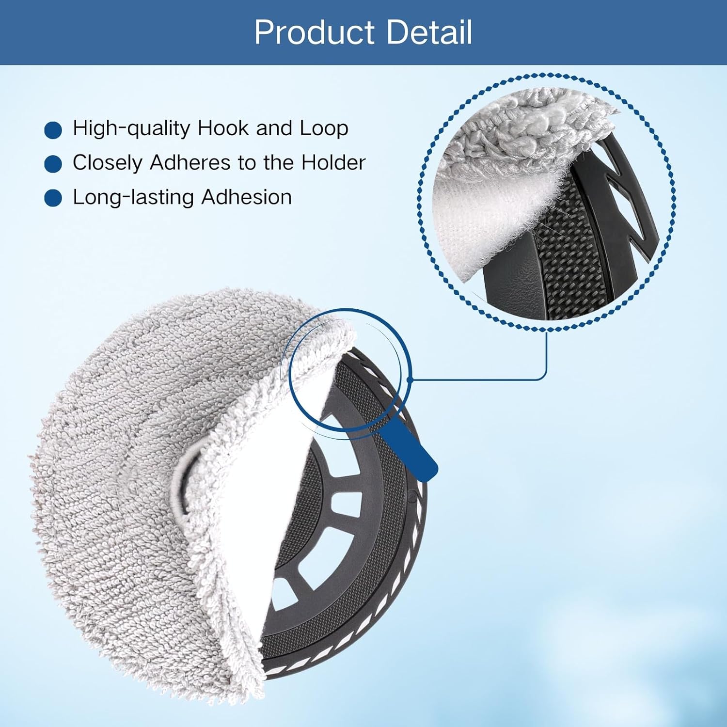 2 Mop pad Holders and 4 mop Pads,Replacement Accessories Compatible with Dreame X30 Ultra,X40 Ultra,X40 Master,L10s Pro Ultra Heat,L20 Ultra,L30 Ultra,L40 Ultra,MOVA P10 Pro Ultra,E30 Ultra