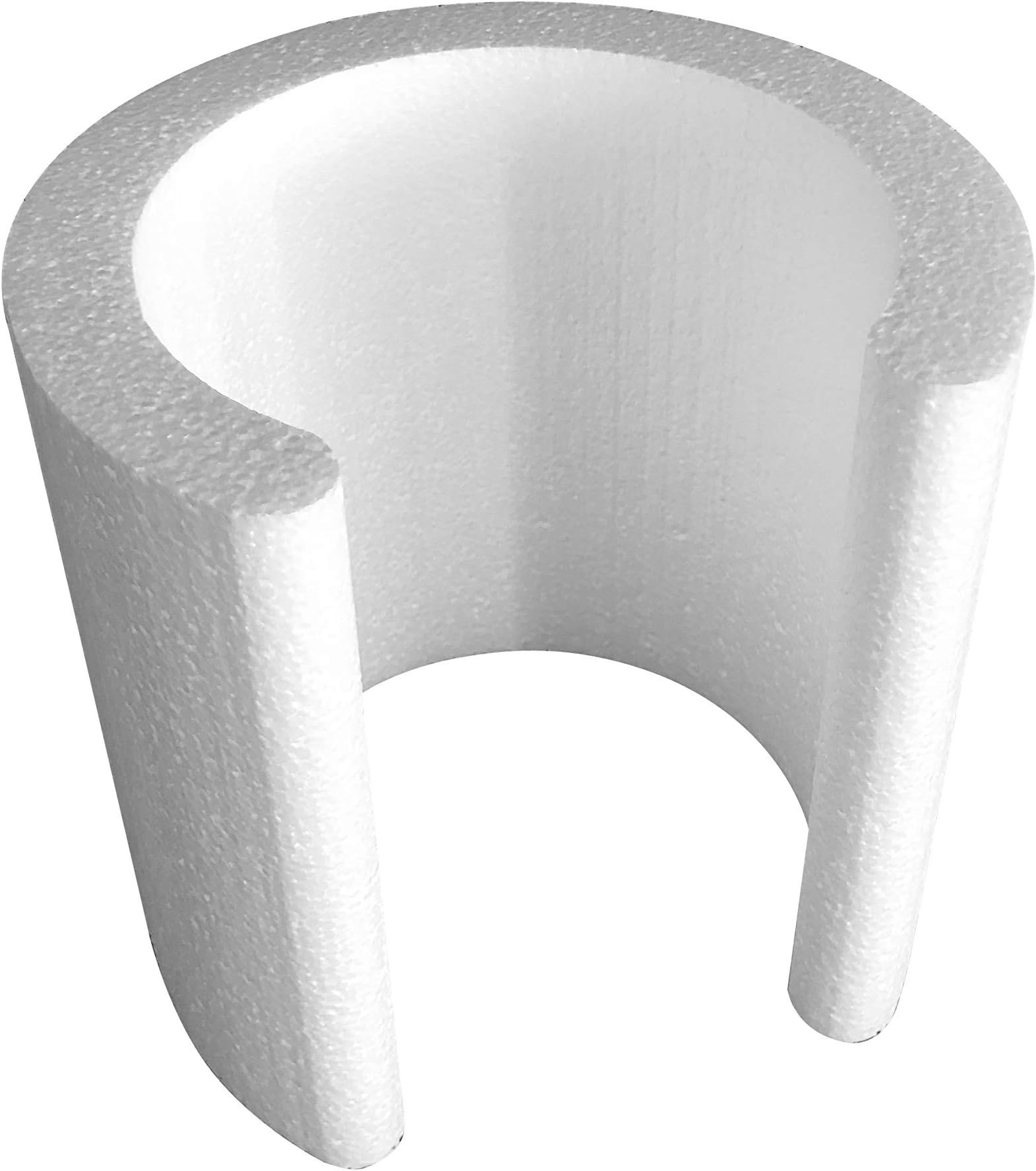 Shape Innovation - Abandoned Theater Cake Dummy - Perfect for Wedding, Birthday, Display Cakes & Parties - White, Round, EPS Foam, 8" Diameter x 8" Height